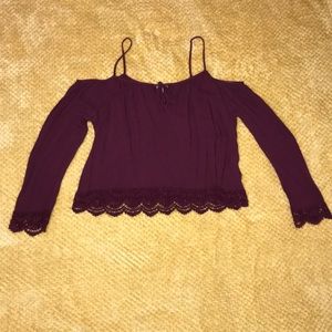 Dark purple top